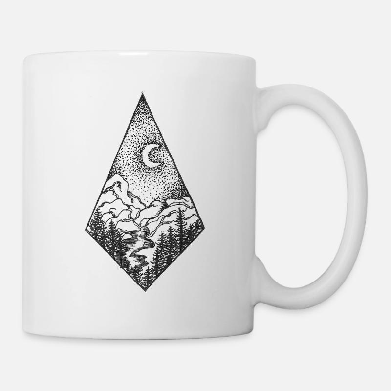Paysage - Mug blanc - blanc