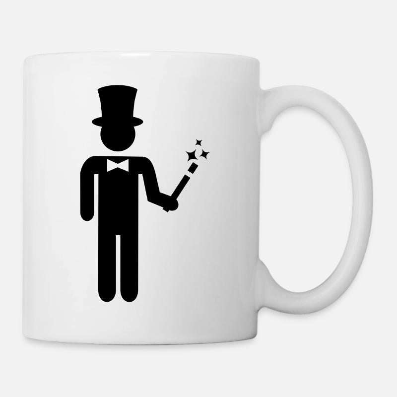 Zauberer - Tasse - Weiß