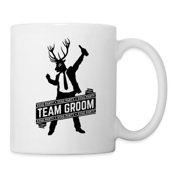 Team Groom / Stag Party (1C) - Mug - white - Right