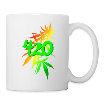 420 cannabis - Mug - white - Right