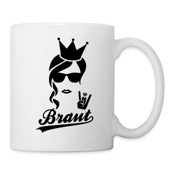 Braut - Team Braut - Junggesellinnenabschied - Tasse - Weiß - Rechts