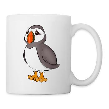 macareux - Mug blanc - blanc - Droite