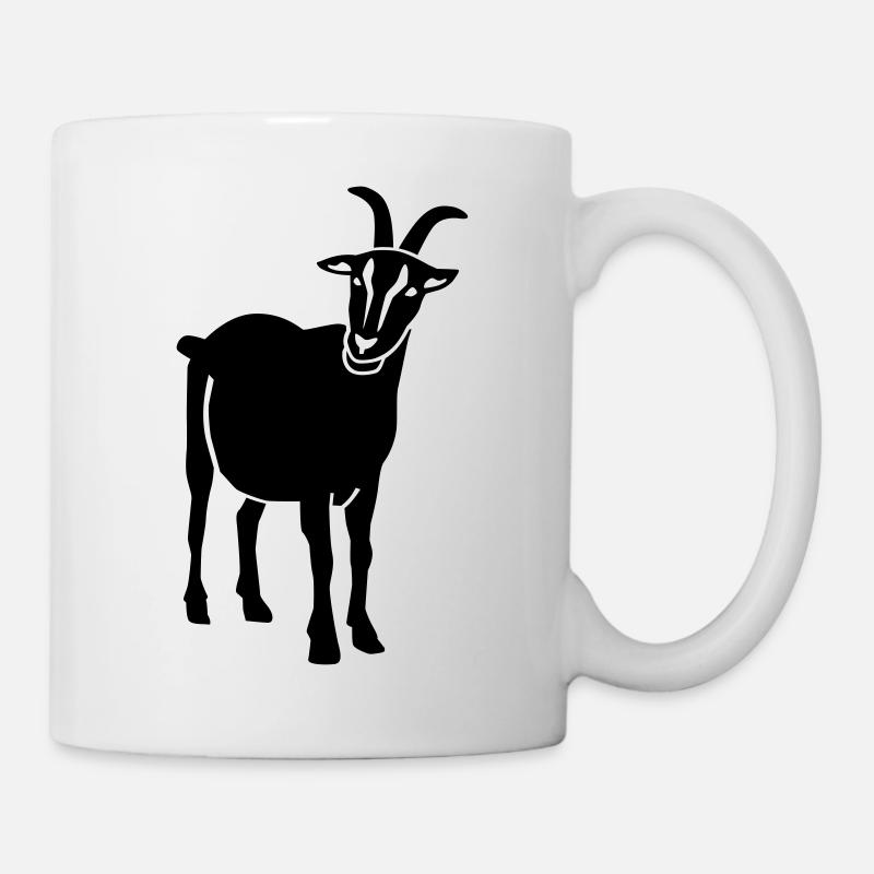 Chèvre - Mug blanc - blanc