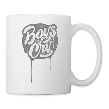 #FancyDesigns #boysdontcry Männer weinen nicht. - Tasse - Weiß - Rechts