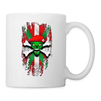 basque skull 02 - Mug blanc - blanc - Droite