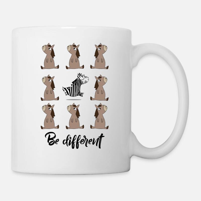 Be different - Mug blanc - blanc