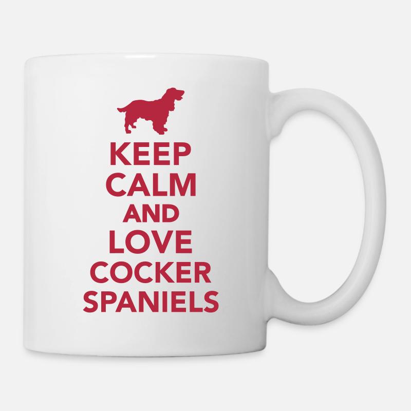 Cocker Spaniel - Tasse - Weiß
