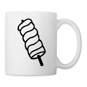 kuertos fank gâteau à la broche - Mug blanc - blanc - Droite