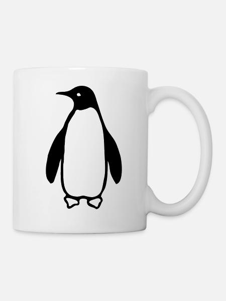 Pinguin - Mug blanc - blanc