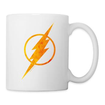 Justice League Flash Logo Tasse - Tasse - Weiß - Rechts