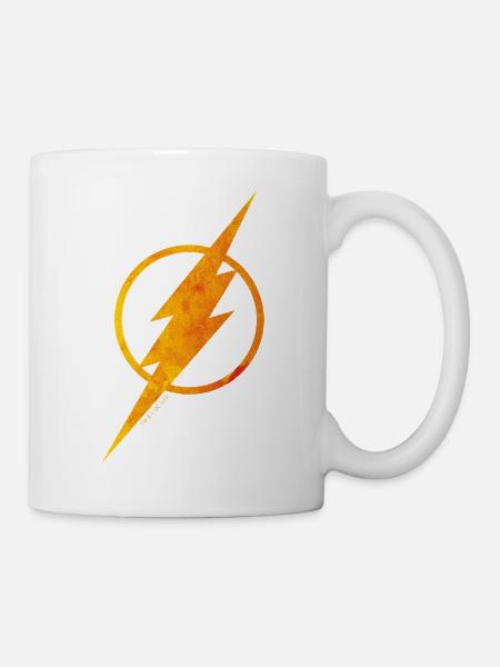 Flash Logo vintage - Mug blanc - blanc
