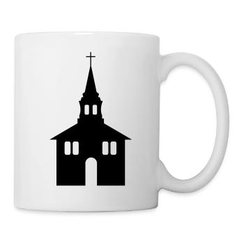 kirche - Tasse - Weiß - Rechts