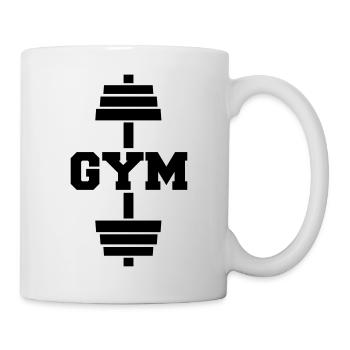 gym - Tasse - Weiß - Rechts