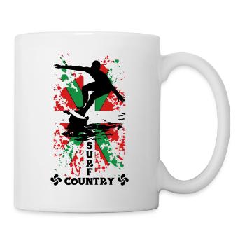 Basque surf country - Mug blanc - blanc - Droite