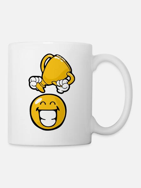 Smiley Winner - Tasse - Weiß