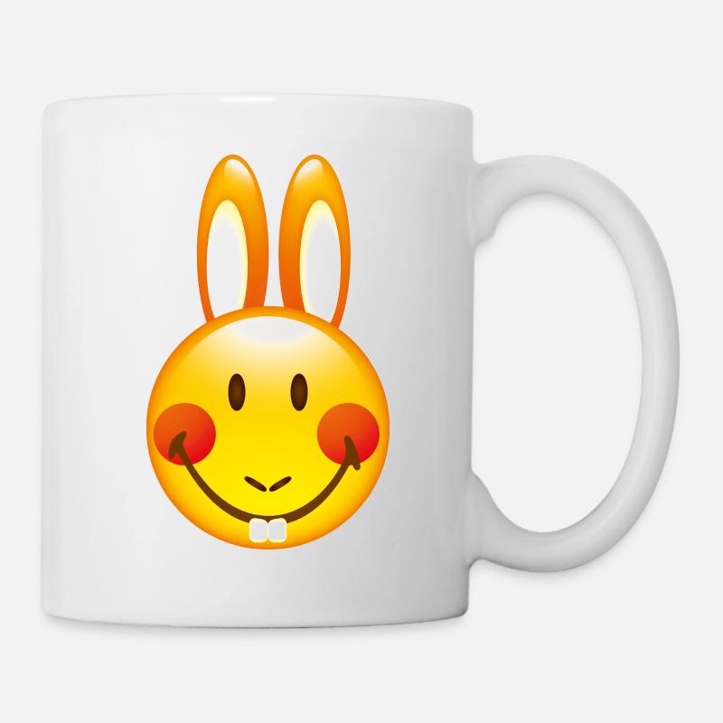 Smiley Bunny - Mug - white