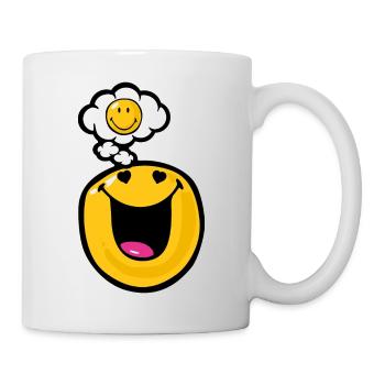Smiley Love Infatuation - Tasse - Weiß - Rechts