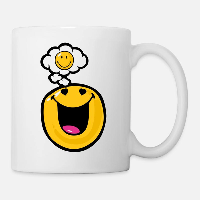 Smiley Love Infatuation - Mug blanc - blanc
