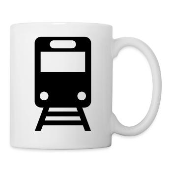 Train - Mug blanc - blanc - Droite
