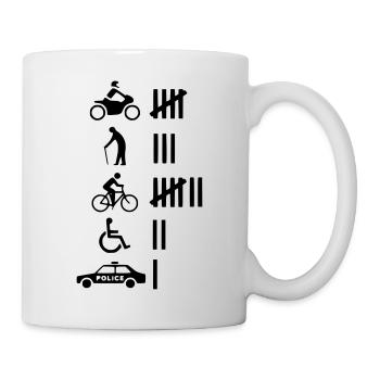 Auto Car - Tasse - Weiß - Rechts