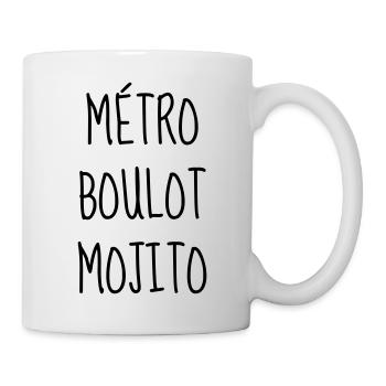 Mojito - Citation - Humour - Comique - Fun Alcool - Mug blanc - blanc - Droite