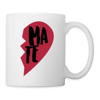 Soul Mate Couple Shirt - Tasse - Weiß - Rechts