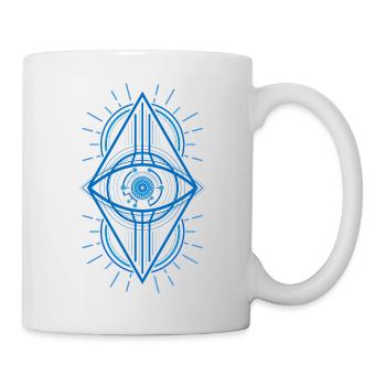 Eye pattern (view) - Mug - white - Right