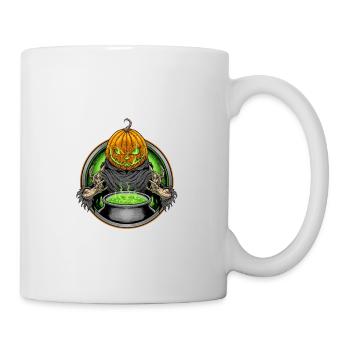 Citrouille d'halloween - Mug blanc - blanc - Droite