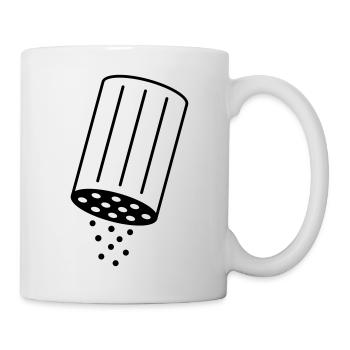 Salzstreuer Pfeffer - Tasse - Weiß - Rechts