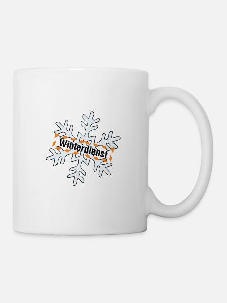 Winterdienst - Tasse - Weiß