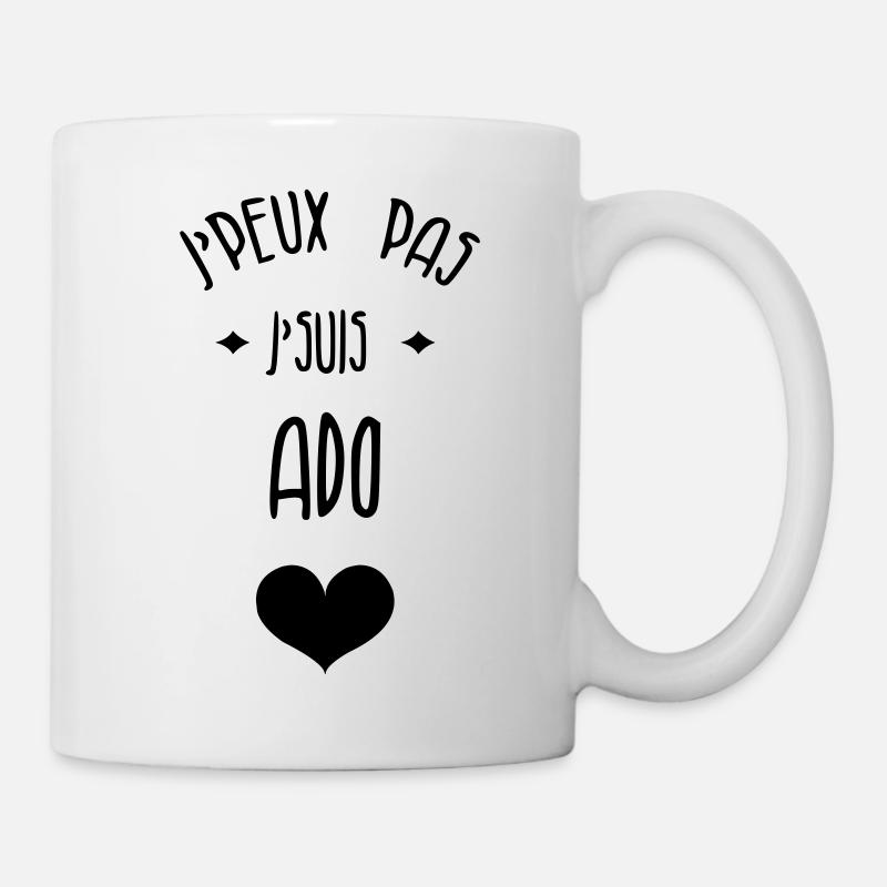 adolescent / enfant / ado / adolescente - Mug blanc - blanc