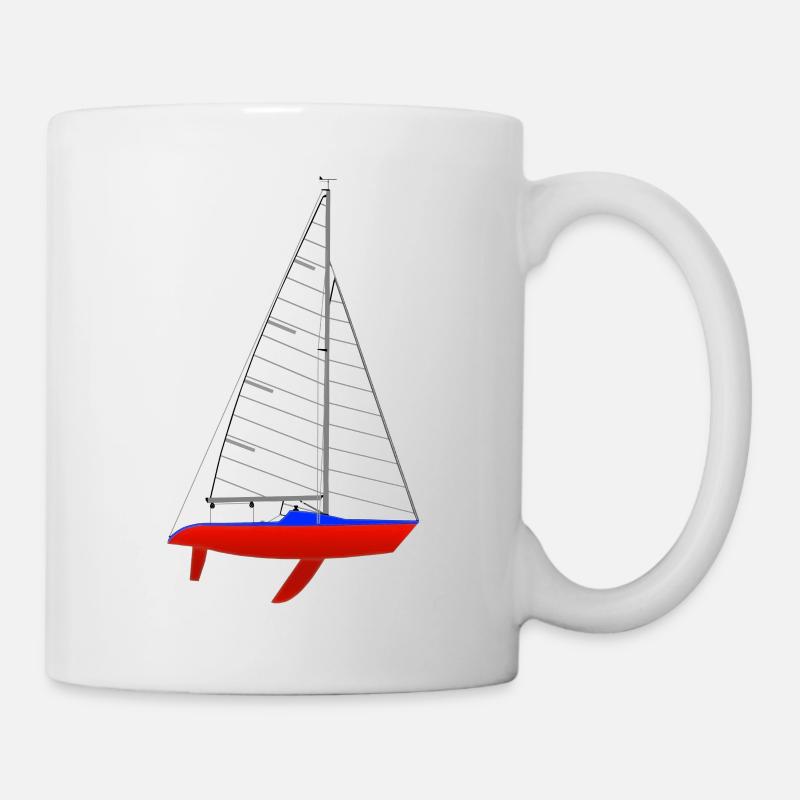 Segelboot - Tasse - Weiß