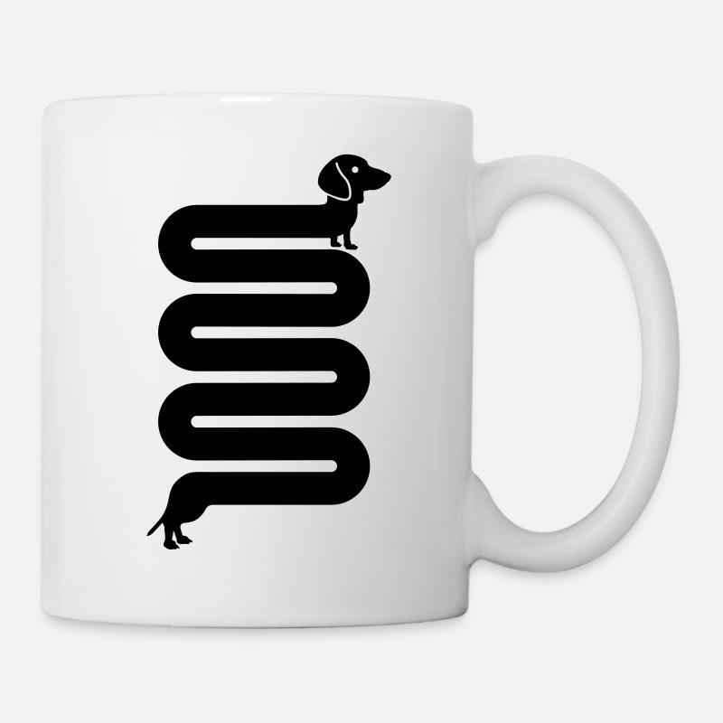 sausage dog - Mug - white