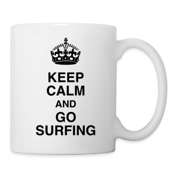 Surf / Surfing / Surfer / Surfen / Beach - Mug - white - Right