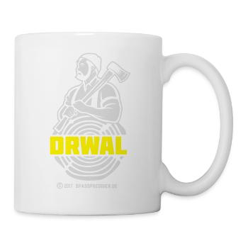 Drwal T Shirt Design Holzfäller Polen - Tasse - Weiß - Rechts