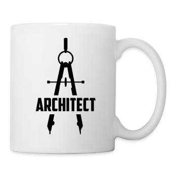 Architekt - Tasse - Weiß - Rechts