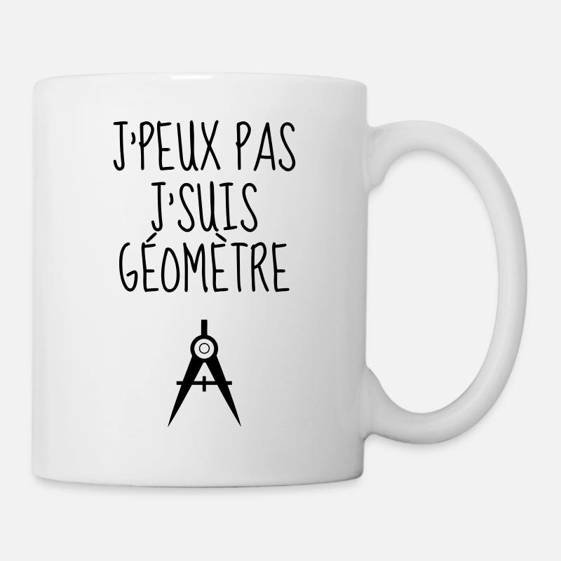 géomètre / topographe / topographie / geometre - Mug blanc - blanc