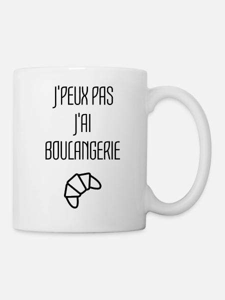 boulanger / boulangerie / boulangère / pain - Mug blanc - blanc