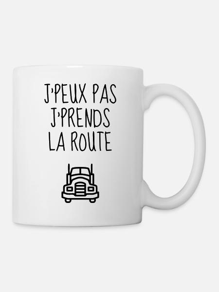 Routier / Chauffeur Poids-lourd / Camion / - Mug blanc - blanc