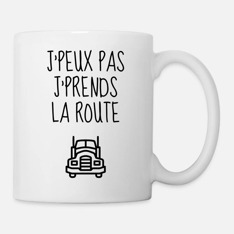 Routier / Chauffeur Poids-lourd / Camion / - Mug blanc - blanc