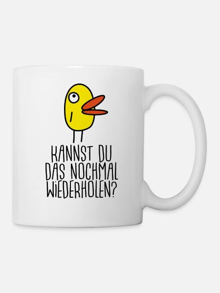 Wiederholen? - Tasse - Weiß