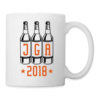 jga 2018 bier - Tasse - Weiß - Rechts