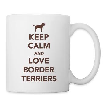 Border Terrier - Mug blanc - blanc - Droite