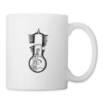 Tournevis pour cyclomoteur à deux temps pour cyclomoteur - Mug blanc - blanc - Droite