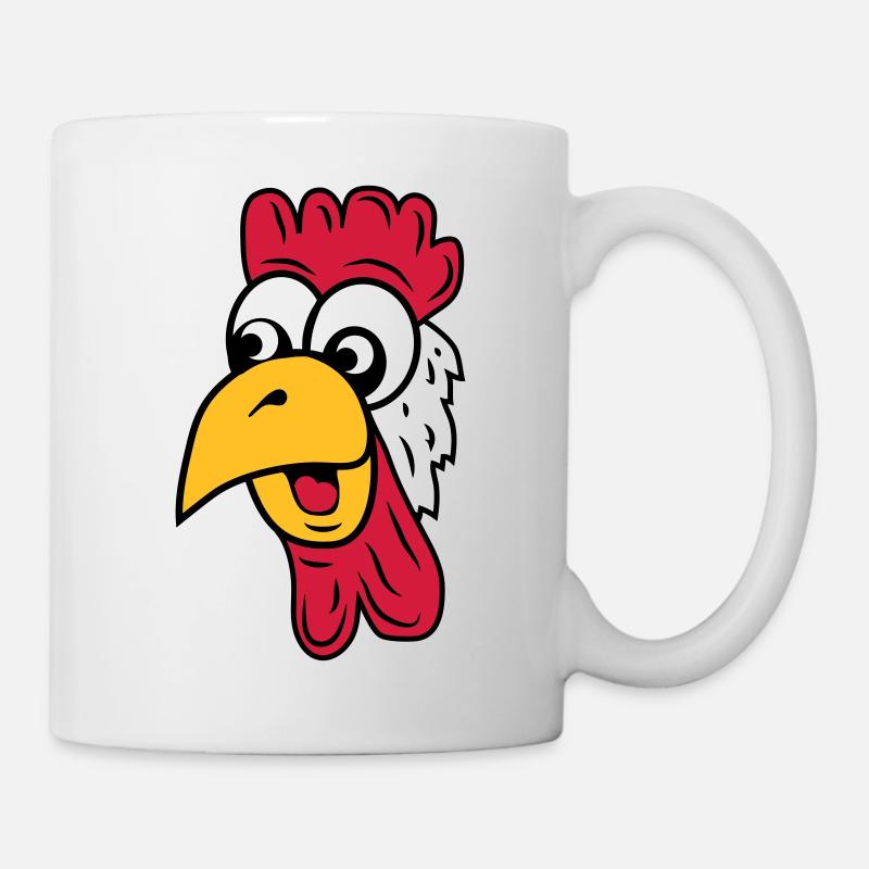 hahn - Tasse - Weiß