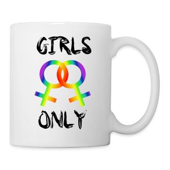 Lgbt Girls Only, Lesbian - Mug - white - Right