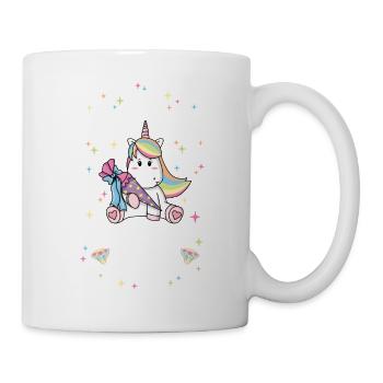 Tschüss Kindergarten Einhorn Einschulung - Tasse - Weiß - Rechts