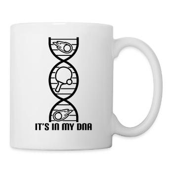 Tischtennis ist in meiner DNA - Tasse - Weiß - Rechts