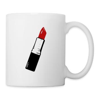 Rouge à lèvres lèvres lèvres rouges lèvres rouges - Mug blanc - blanc - Droite