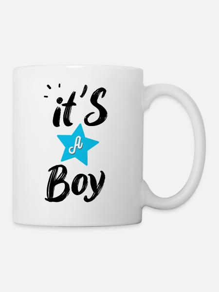 Es ist ein Junge - Tasse - Weiß